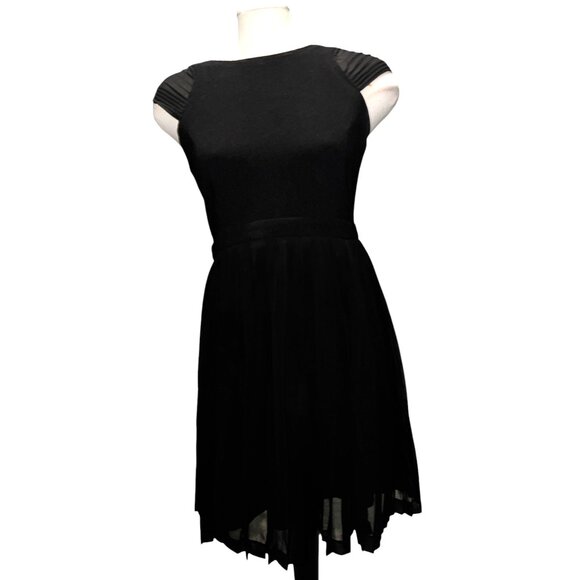 Altard State Womens Black Pleated A-Line Dress Size Medium - Picture 13 of 16